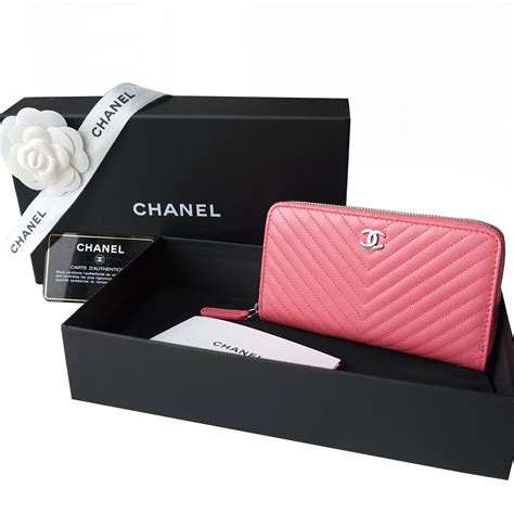 chanel long wallet pink|chanel zipped wallet.